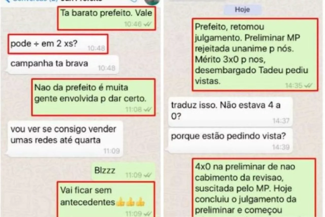 'Tá barato, prefeito': mensagens mostram como alvos negociavam sentenças em tribunal do MS, segundo a PF