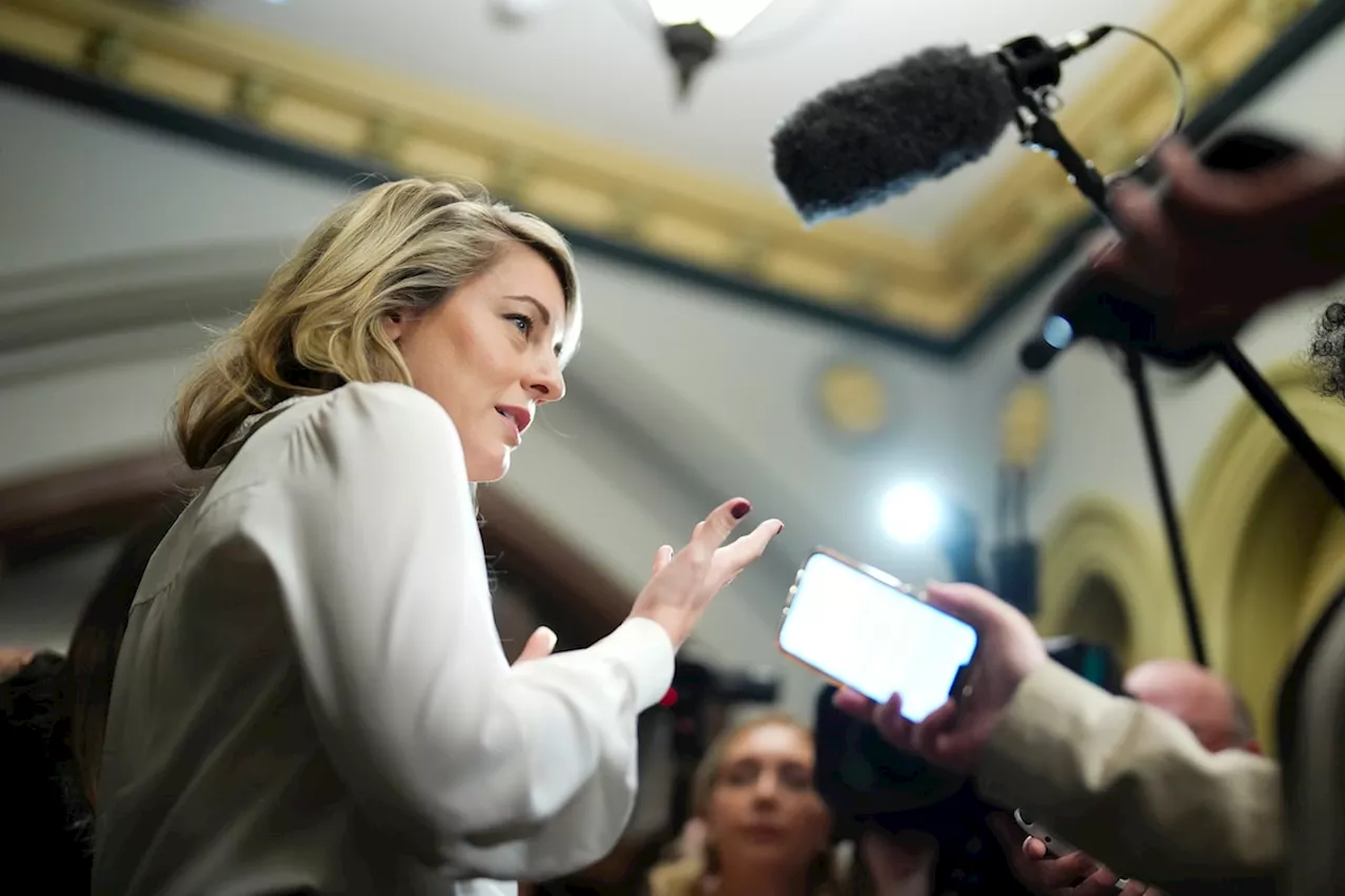 Mélanie Joly at Paris summit on Lebanon as Canadian donation-matching goal falling short