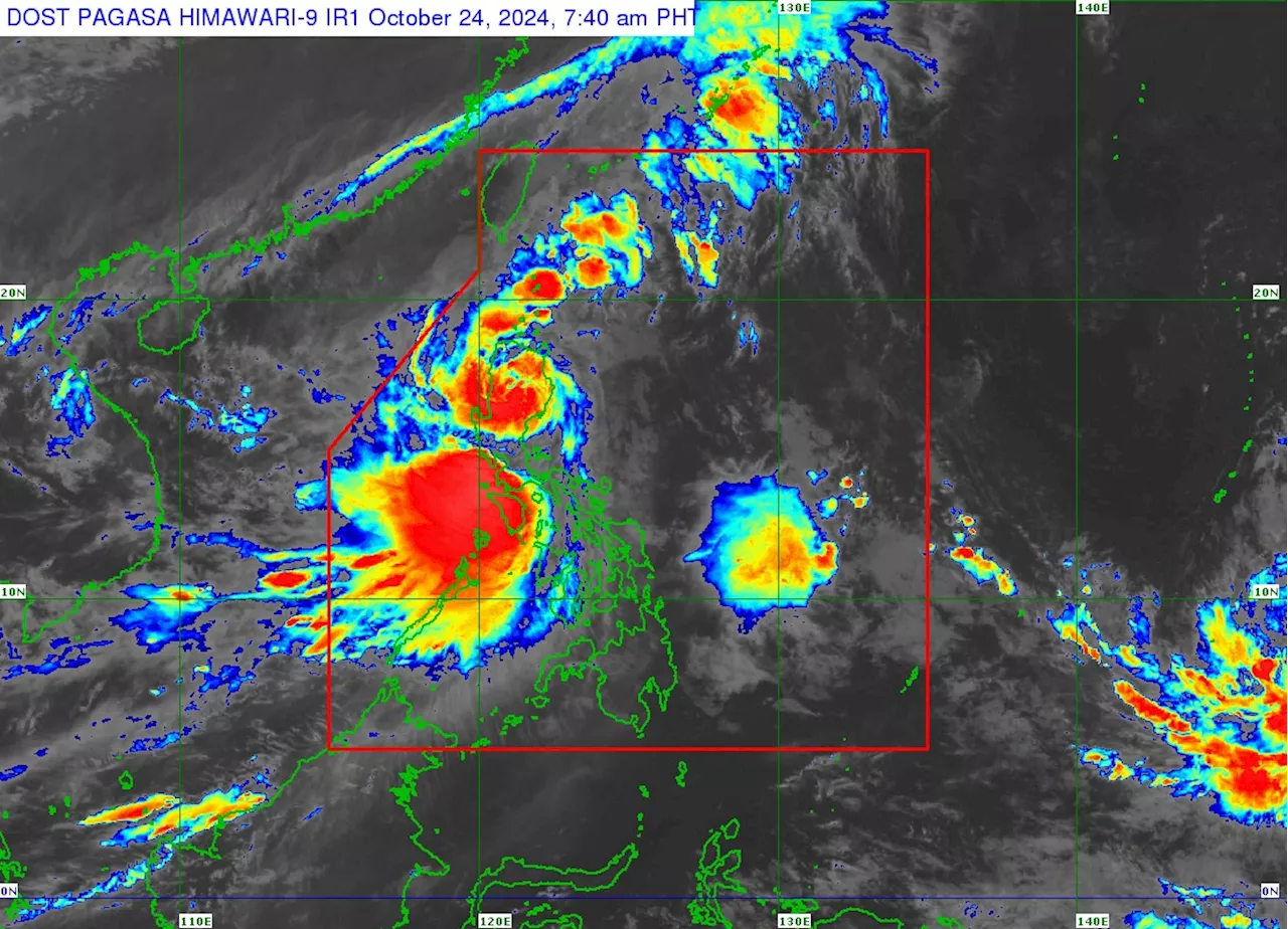 Signal No. 3 in 16 Luzon areas as Kristine moves to Cordillera