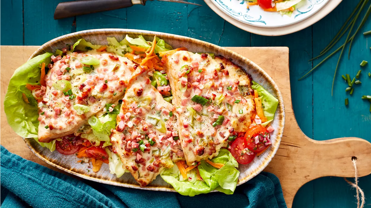 Flammkuchen-Schnitzel: So lecker hast du Schnitzel noch nie gegessen