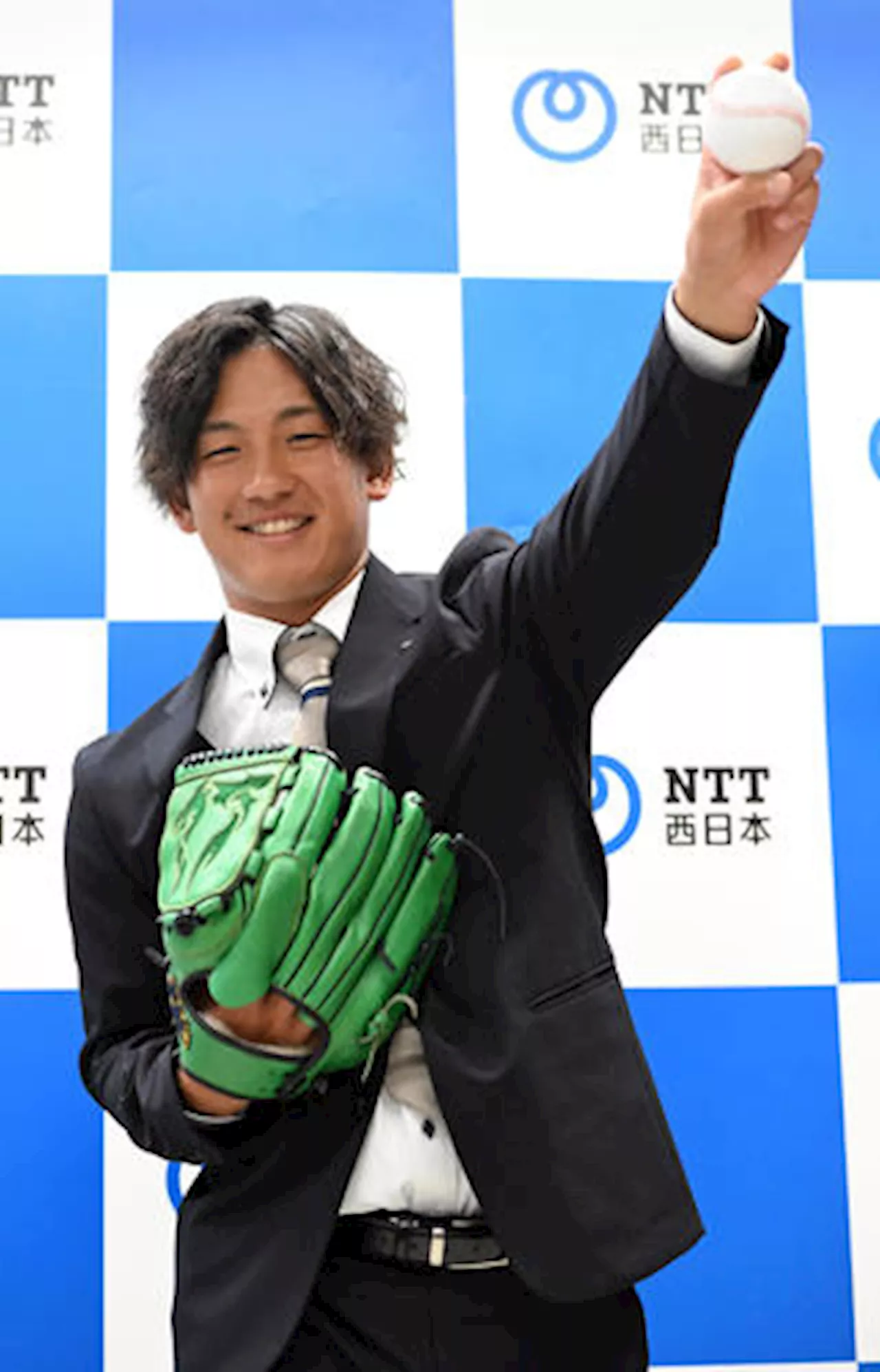 【ドラフト】NTT西日本・伊原陵人、阪神１位「１年間走り抜ける。目標新人王」指名漏れから成長