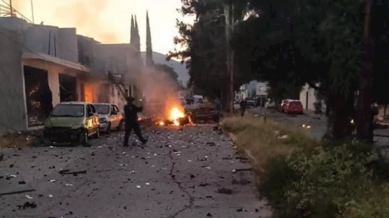 FGR y gabinete de Seguridad investigan estallido de coche bomba en Acámbaro, asegura Sheinbaum