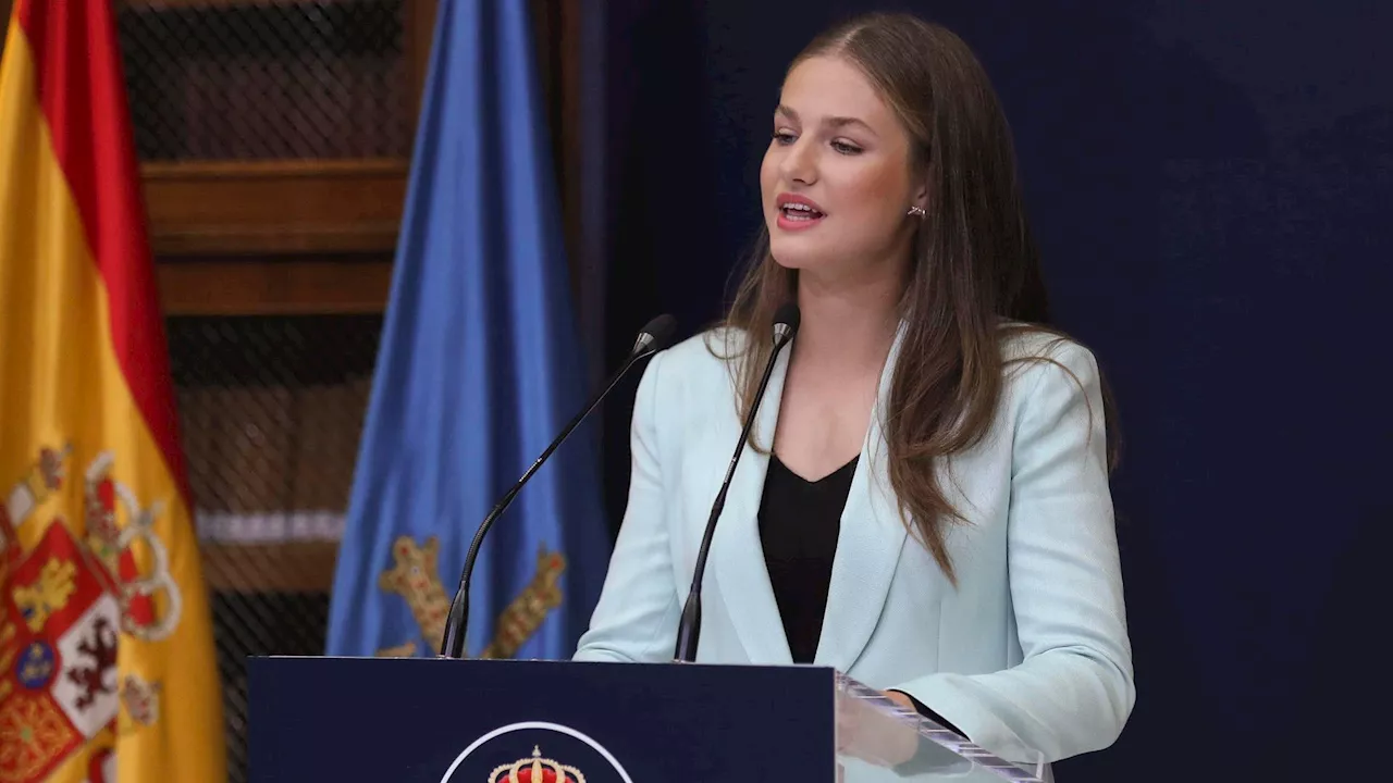 El discurso de Leonor en Asturias: el orgullo por la familia de Letizia y los recuerdos