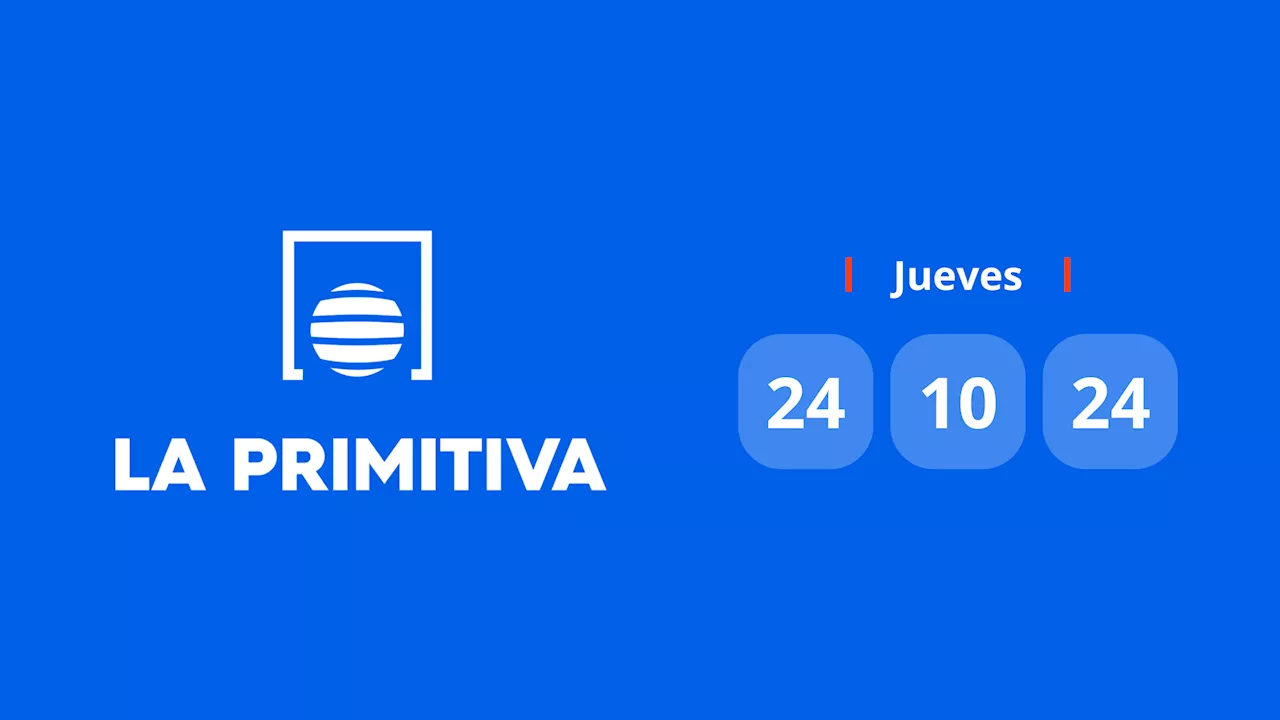 Resultado de La Primitiva: comprobar número hoy jueves 24 de octubre de 2024