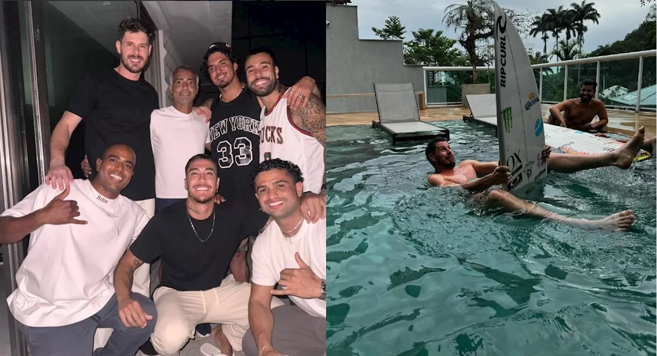 Gabriel Medina curte nova temporada carioca e se hospeda na casa do amigo Bruninho do vôlei