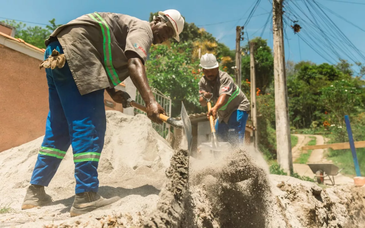 Centro de Maricá recebe obras de revitalização da Sanemar e da Somar