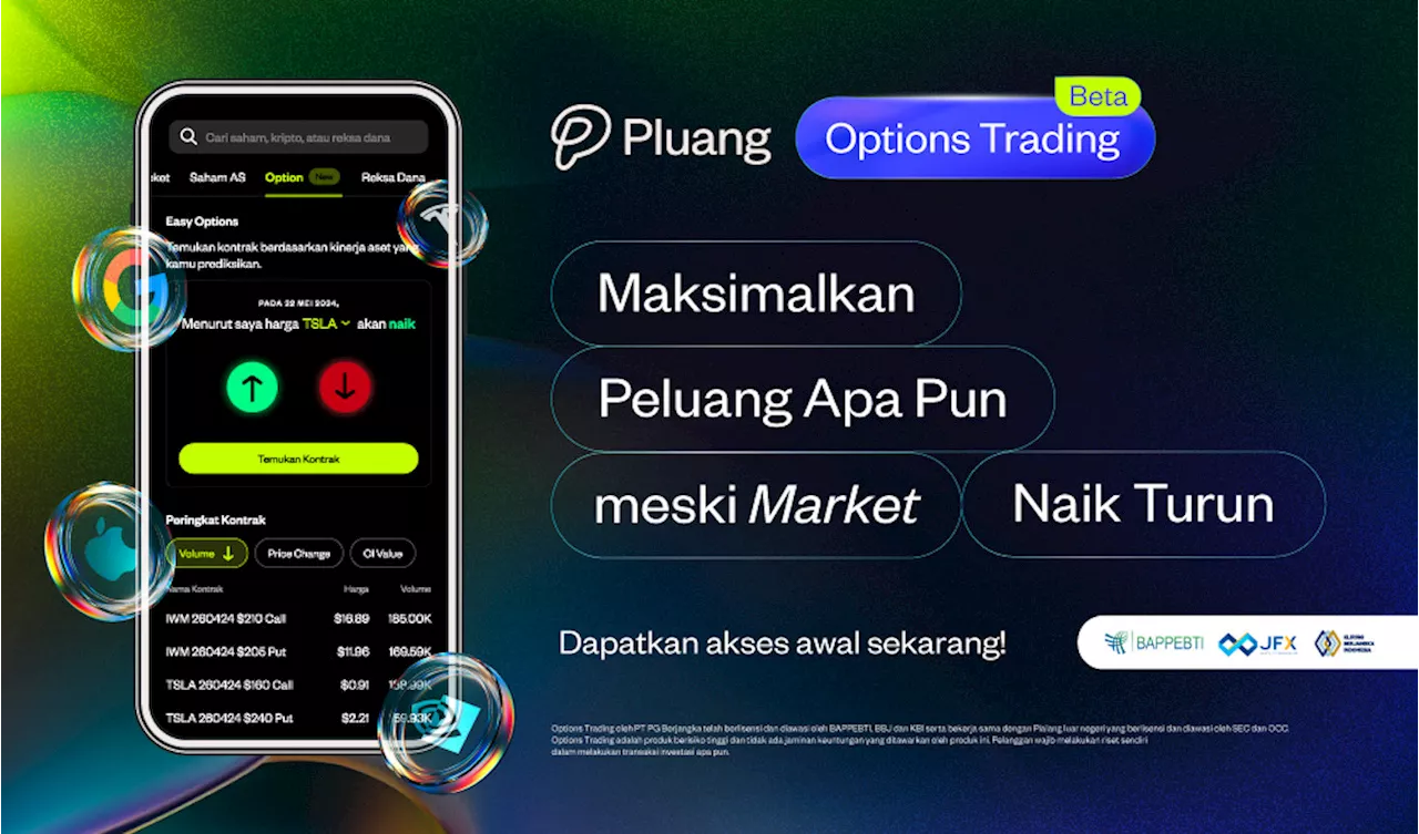 Pluang Luncurkan Opsi Saham AS, Terobosan Baru dalam Investasi di Indonesia