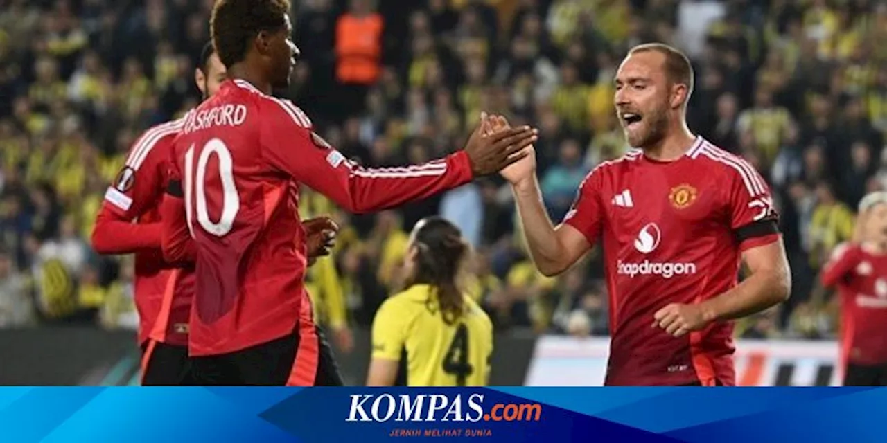 Hasil Fenerbahce Vs Man United 1-1: Setan Merah Gagal Menang, Mourinho Kartu Merah