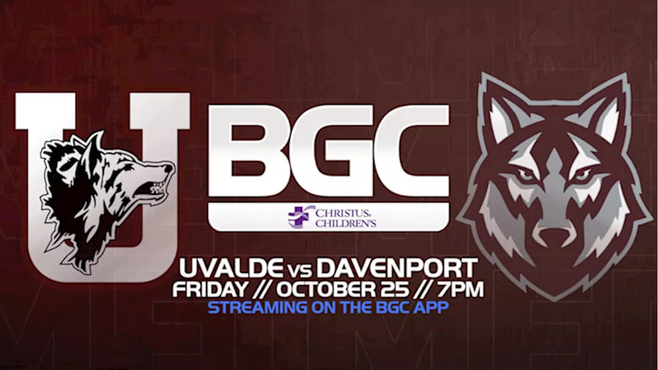 Davenport, Uvalde clash in District 14-4A showdown on KSAT’s Big Game Coverage