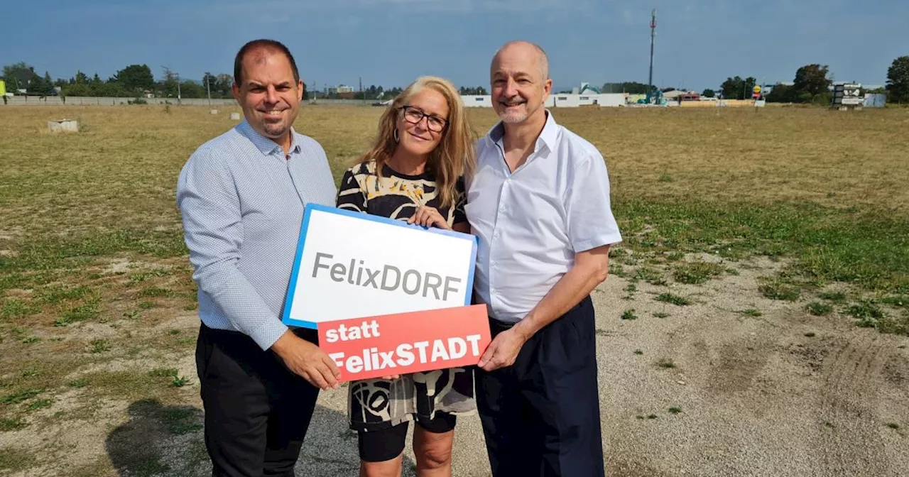 Felixdorf statt Felixstadt: SPÖ dreht Spieß um Volksbefragung um