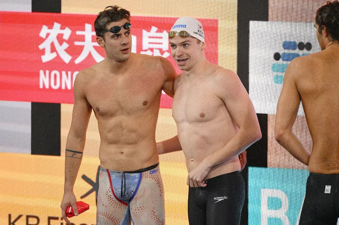 Natation: Marchand et Ponti ex-aequo au sommet du 100 m 4 nages à Incheon