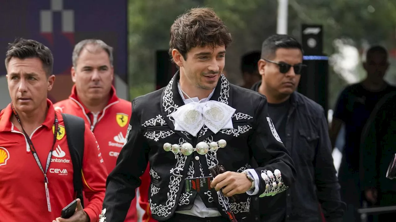 Gran Premio de México 2024: Charles Leclerc llega vestido de mariachi al Hermanos Rodríguez (VIDEO)