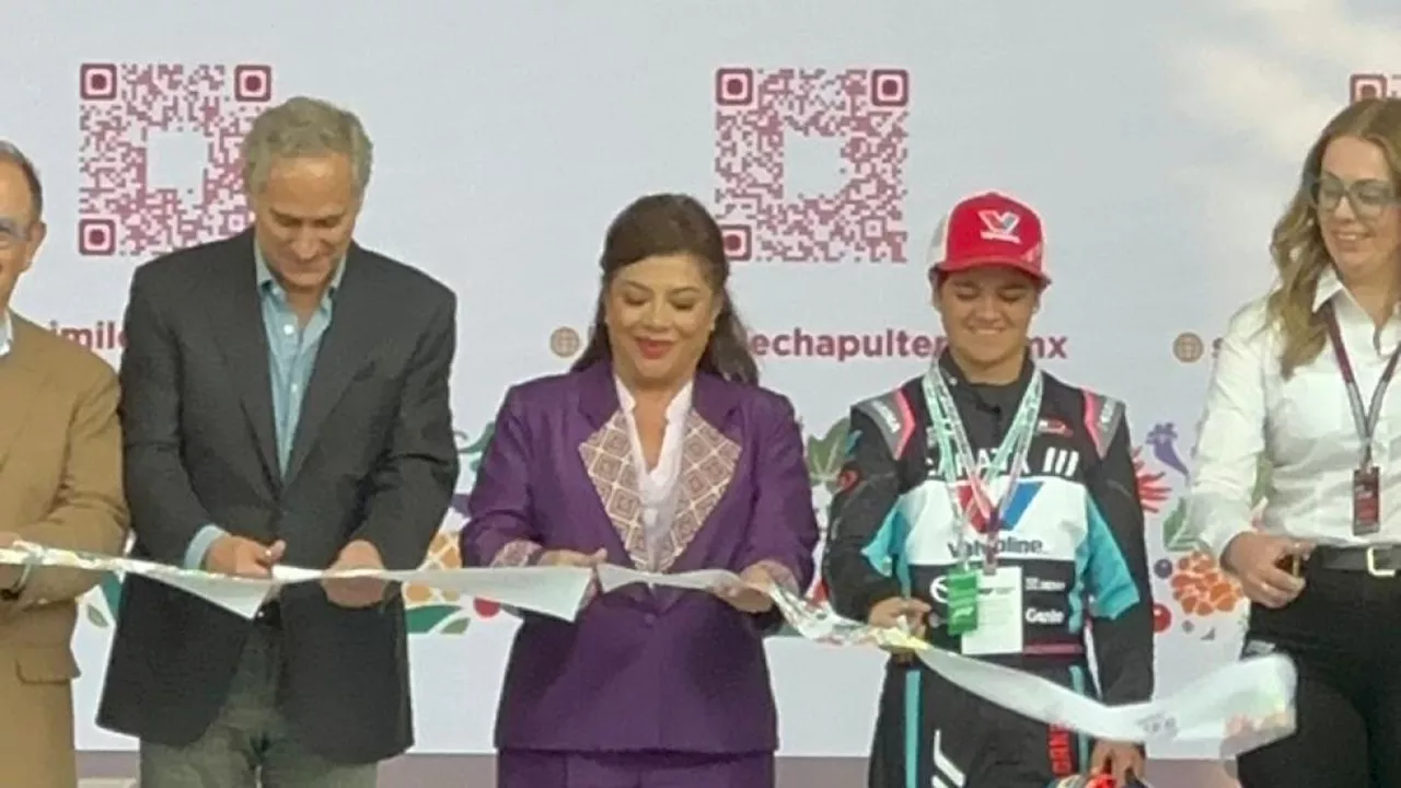 Gran Premio de México 2024: Clara Brugada corta el listón inaugural en el Autódromo Hermanos Rodríguez