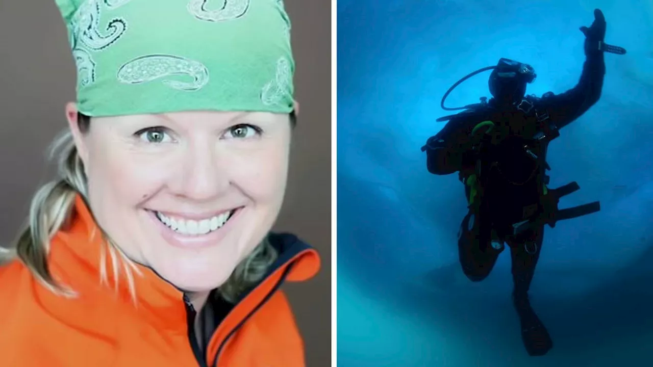 Diver recounts horror moment she was sucked through Antarctic iceberg and trapped underwater