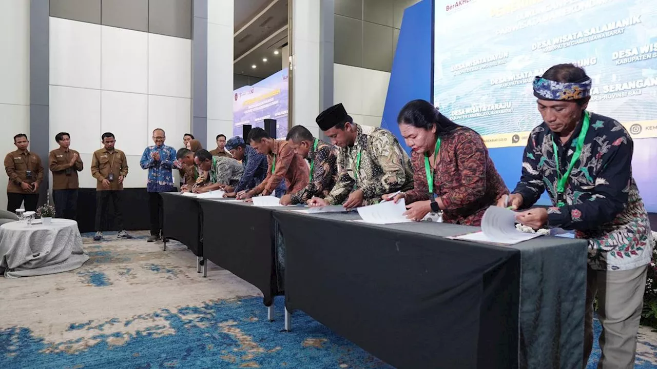 Kemenparekraf Dukung Usaha Pariwisata dan Ekonomi Kreatif di 24 Desa Wisata dari 12 Provinsi