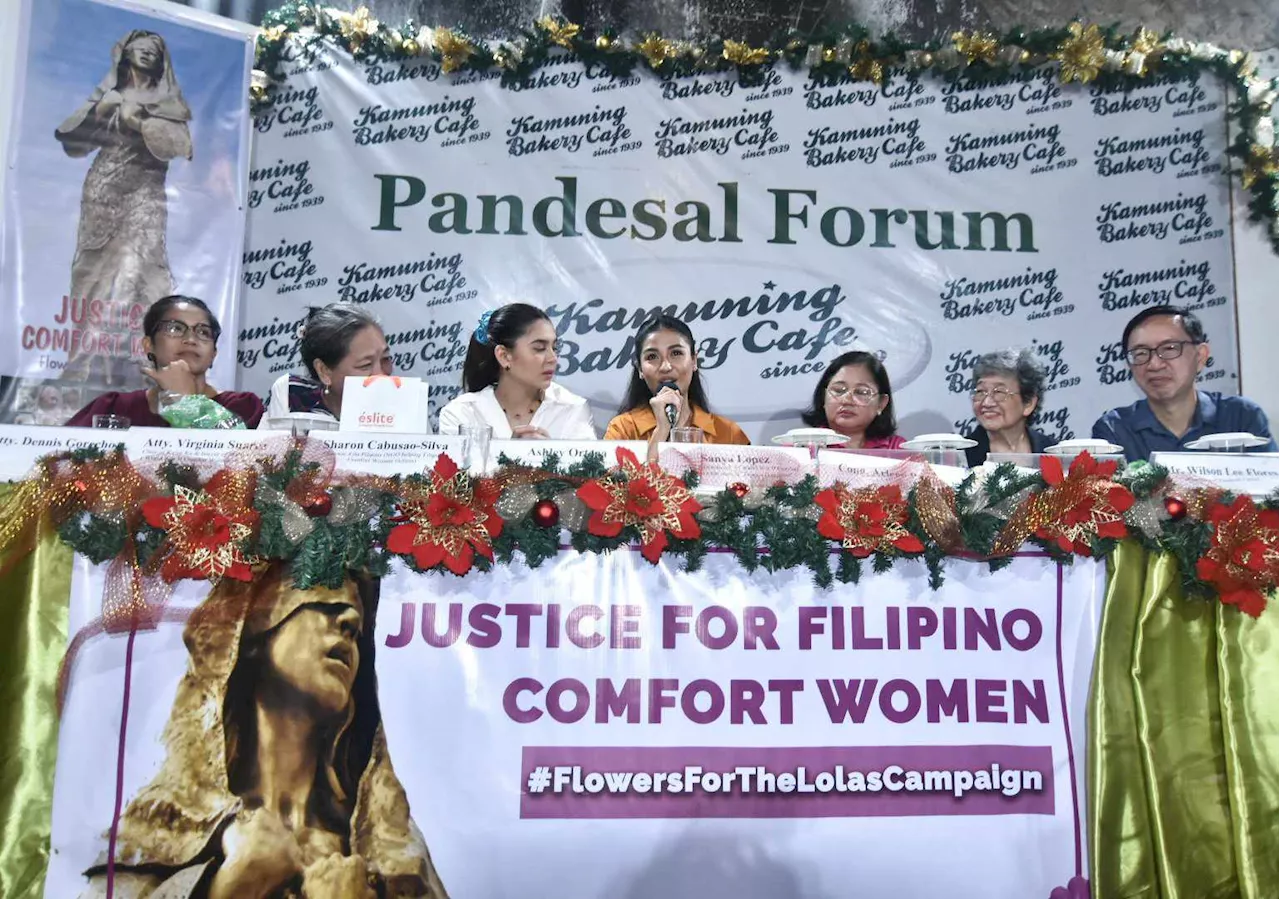 Sanya Lopez and Ashley Ortega emotional on the issue of comfort women