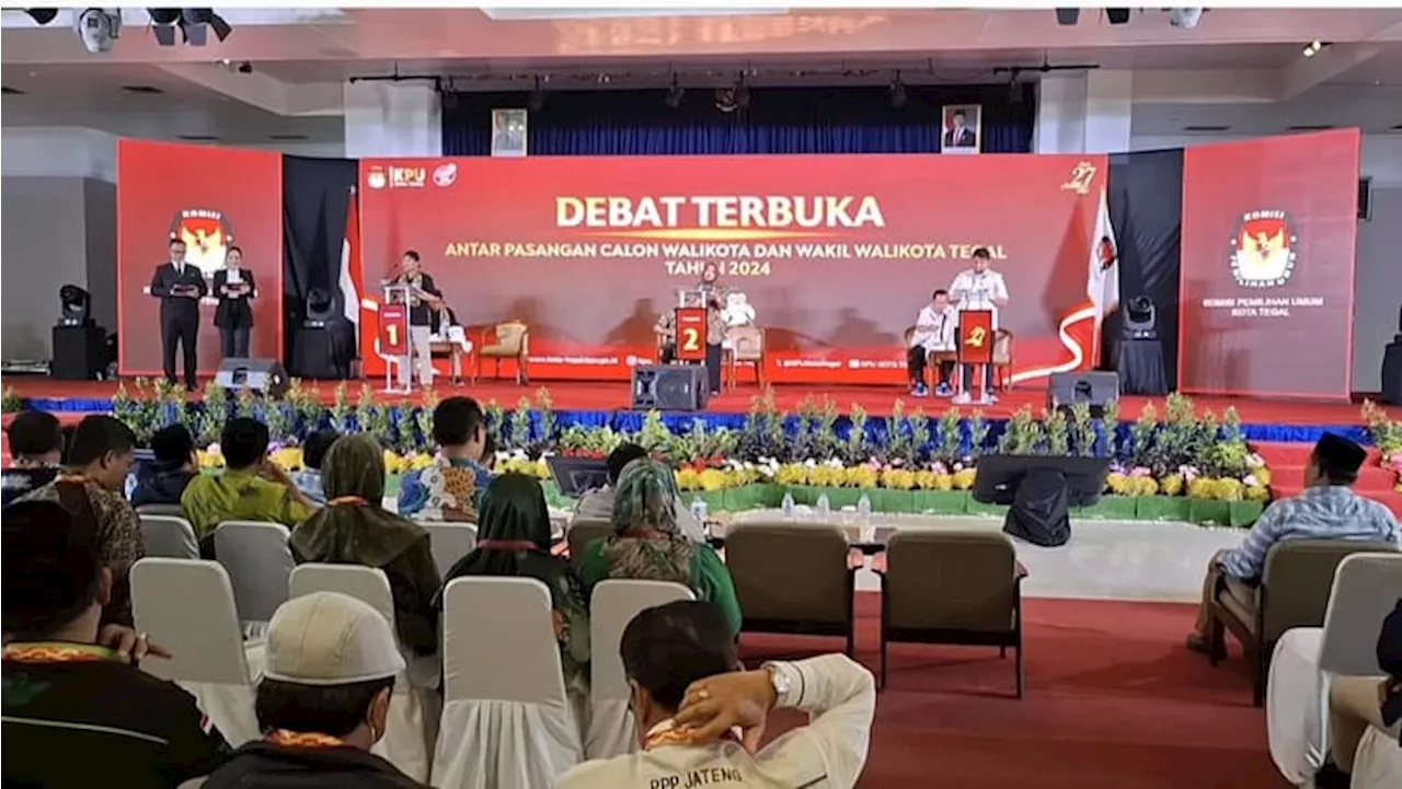 Debat Perdana, Petahana Wali Kota Tegal Prioritaskan Pengembangan UMKM