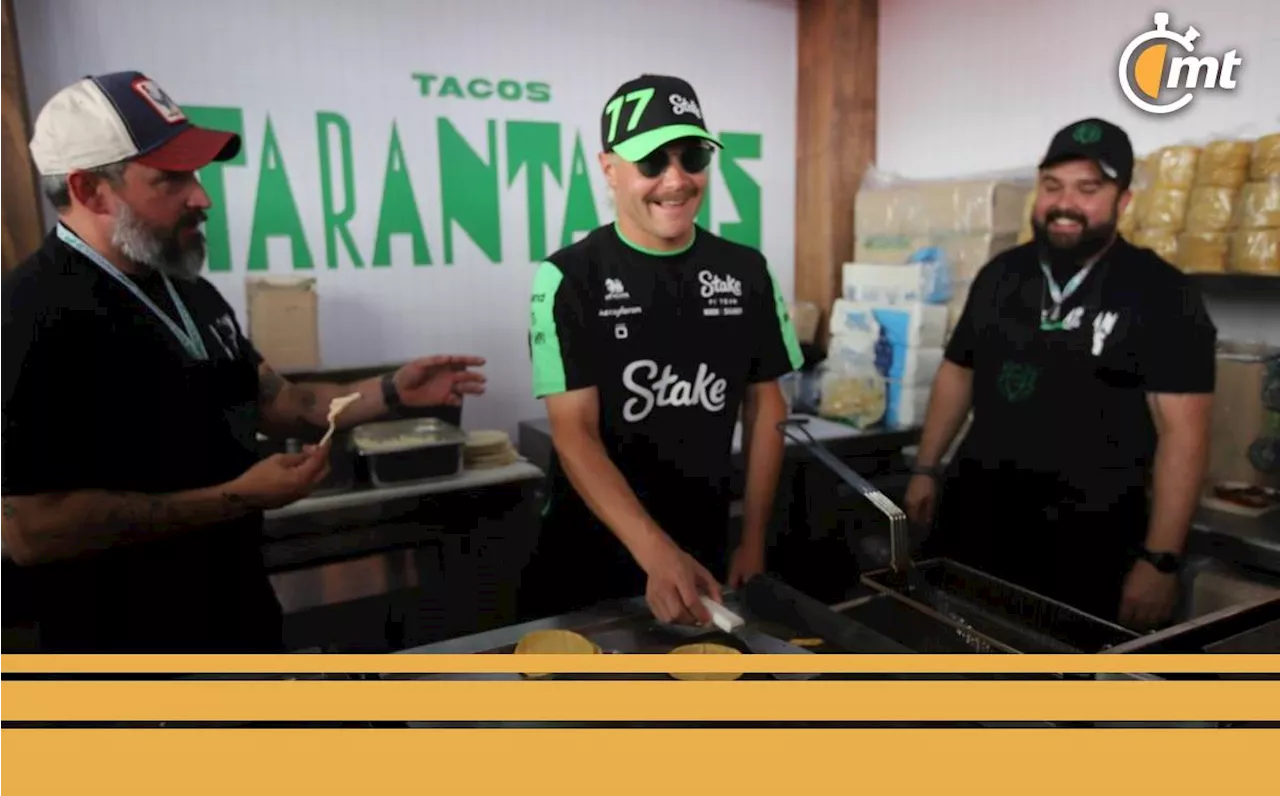 Valtteri Bottas comió tacos en México; espera volver en 2025