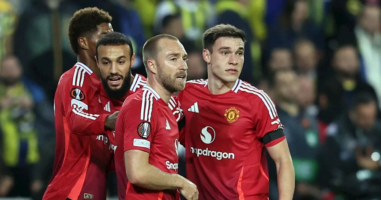 Manchester United player ratings as Eriksen and Ugarte good vs Fenerbahce