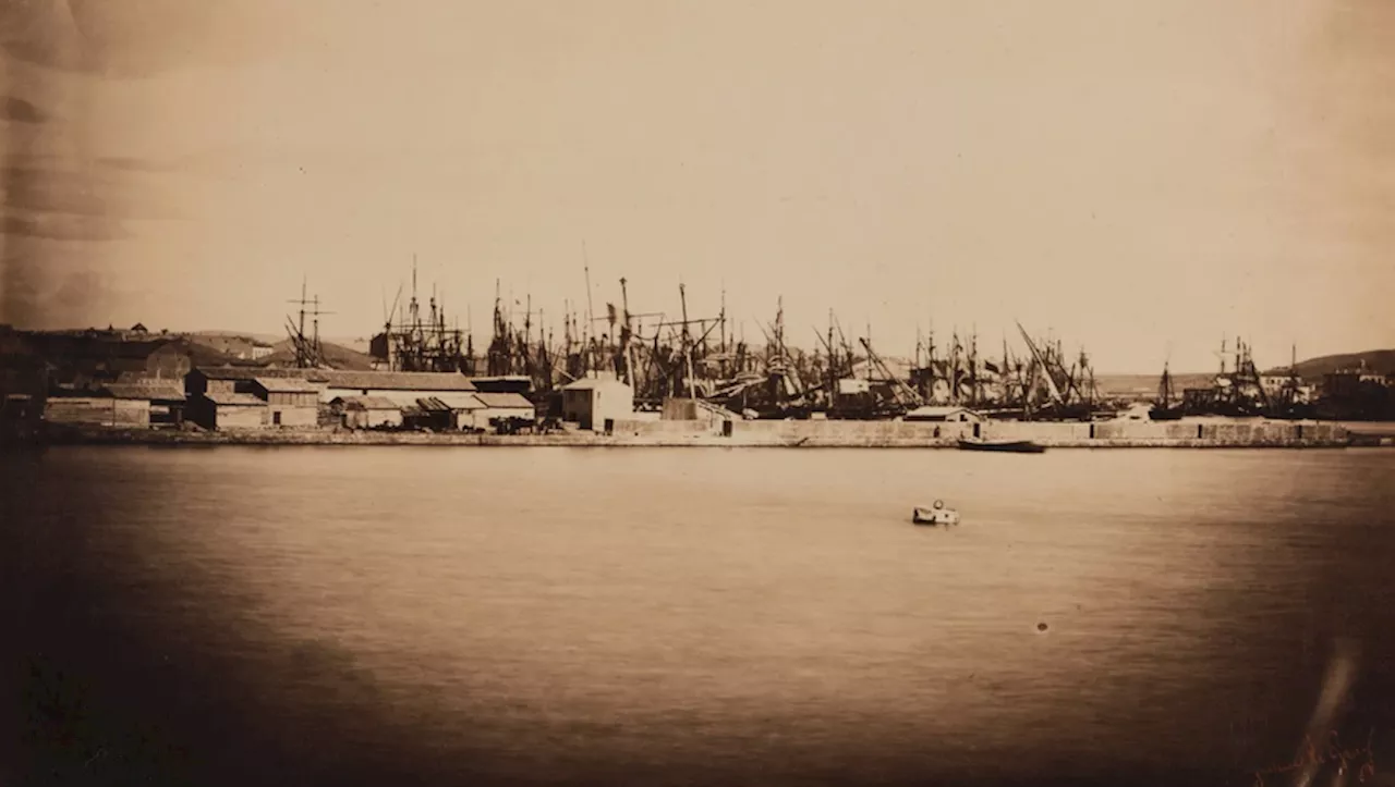 À combien partira cette photographie du port de Sète datant de 1857 et mise aux enchères ?