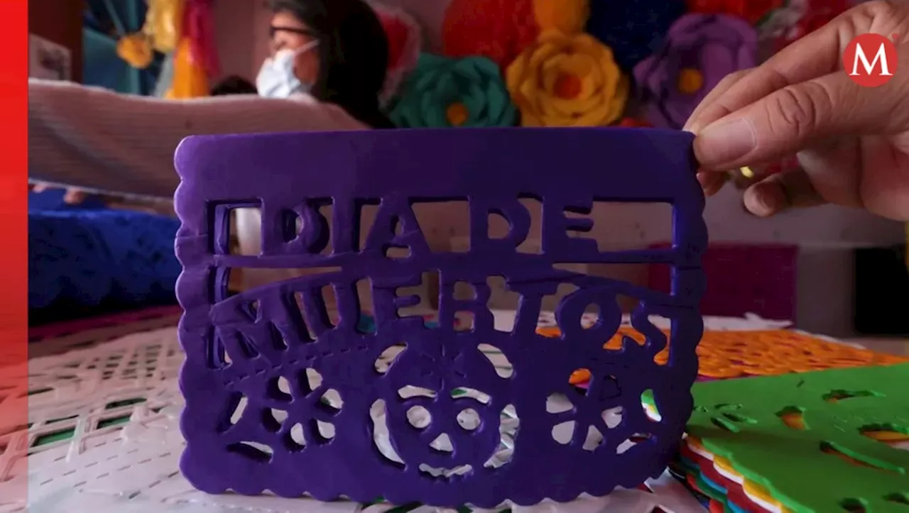 Así puedes personalizar tu papel picado para tu altar de Día de Muertos