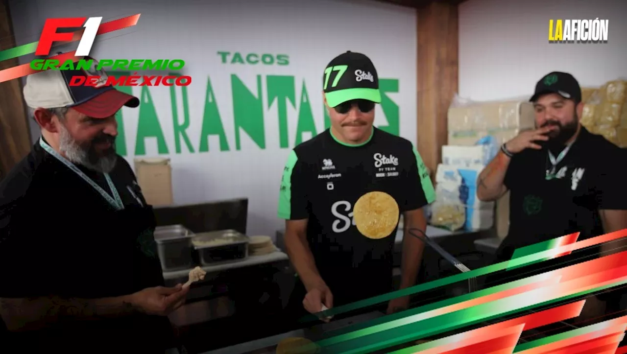 ¡Un experto! Valtteri Bottas prepara sus tacos y espera volver a México en 2025