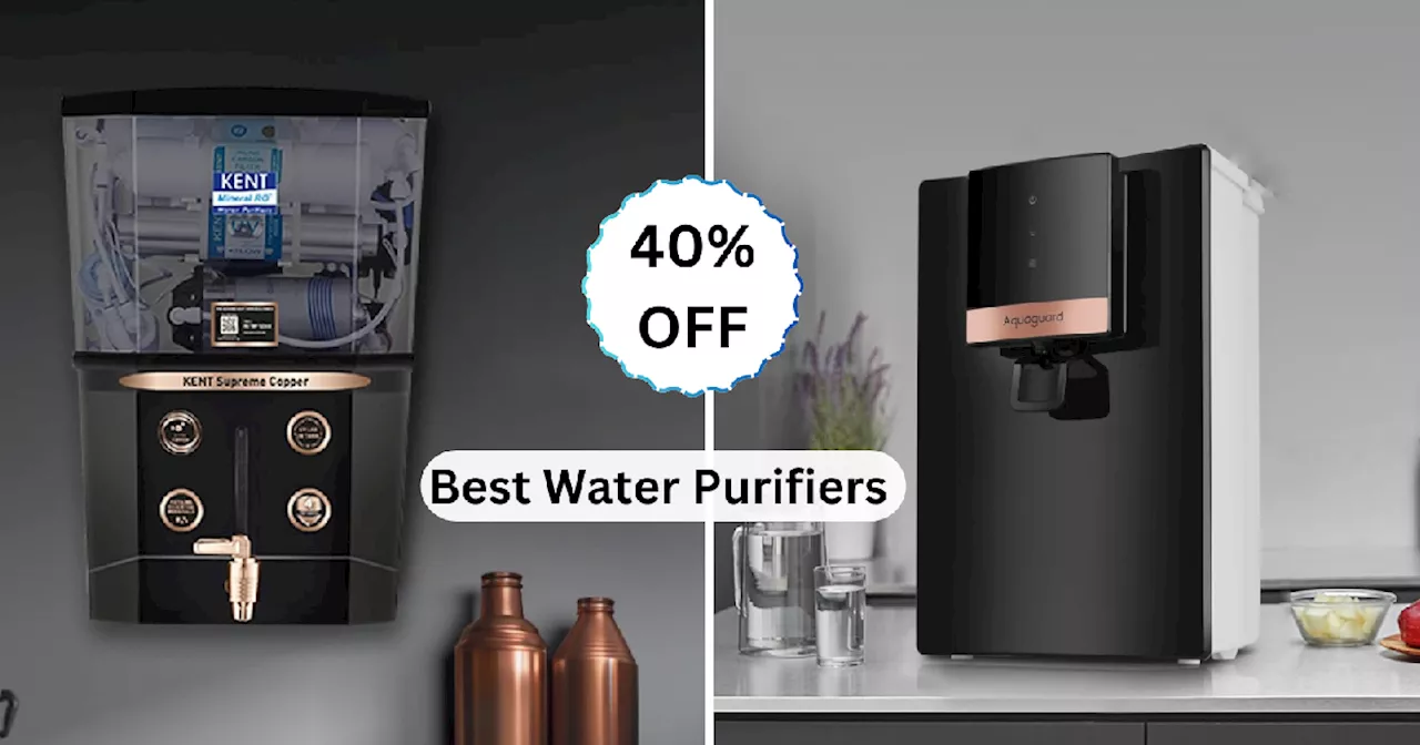 कॉपर के गुणों से भरपूर हैं ये बेस्ट Water Purifier, ₹441 तक की EMI और 40% से अधिक छूट दे रहा है Amazon Sale