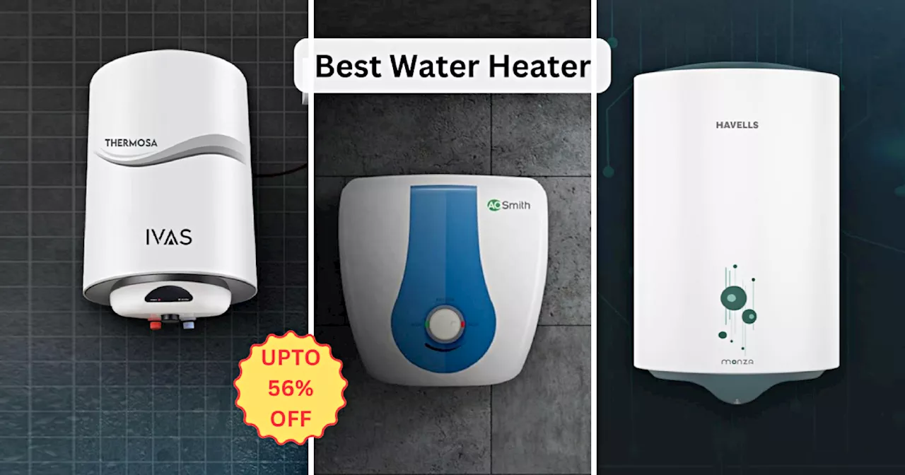 Amazon Sale 2024: एक झटके में 56% तक गिर गए बेस्ट Water Heater के दाम, भयंकर ठंड में मिनटों में मिलेगा खौलता पानी