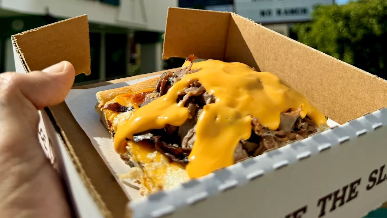 Enjoy an Arby's-inspired pizza slice at the former Sunset Arby's