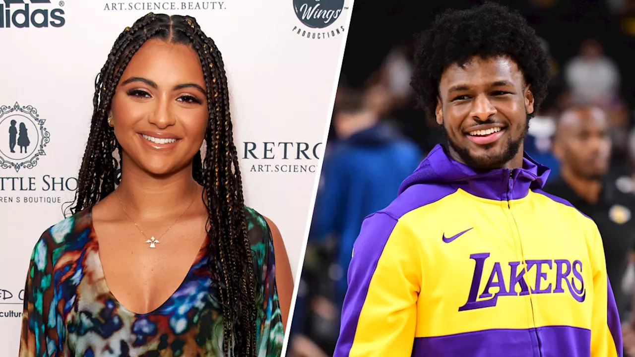 LeBron James' son Bronny James dating this celeb couple's daughter