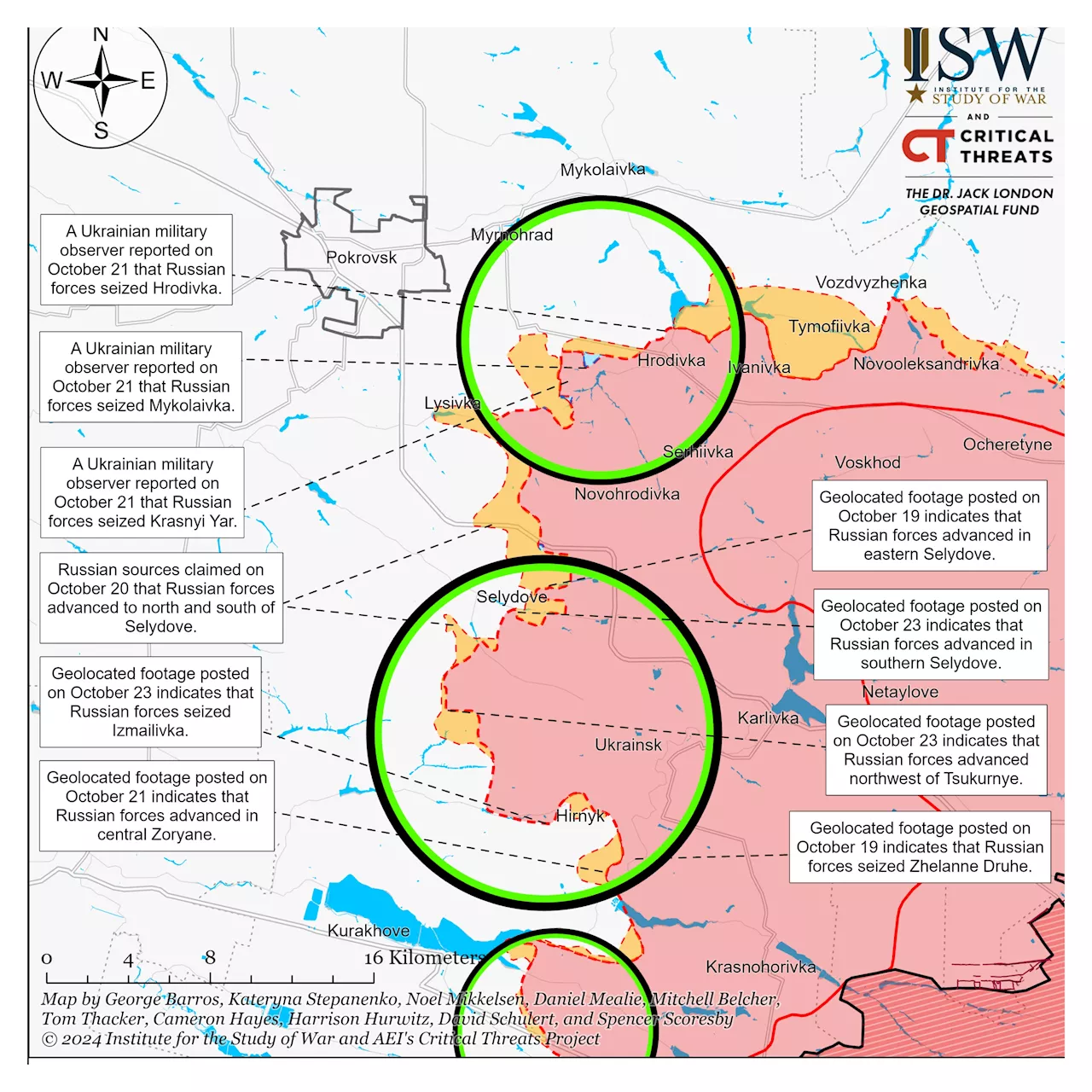 Ukraine War Map Reveals Significant Russian Gains in Frontline Town