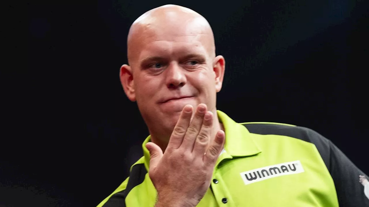 Van Gerwen en Van Duijvenbode door op EK darts, Van Barneveld en Van Veen snel klaar