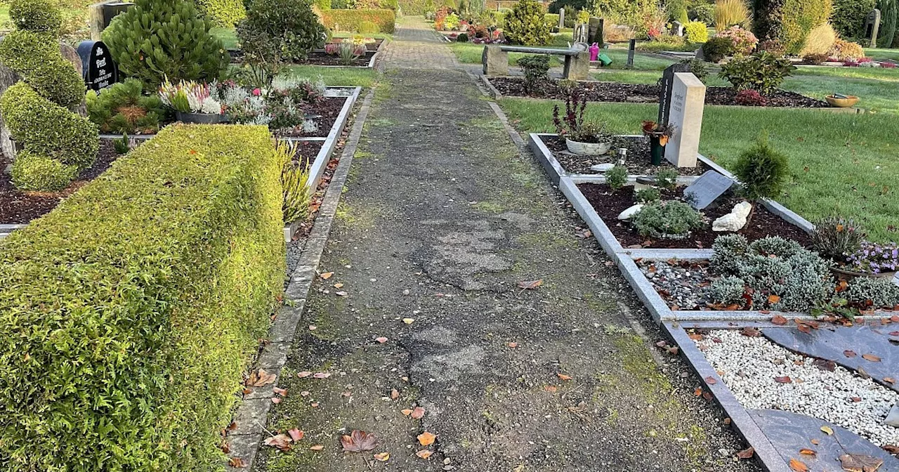 Kaputte Wege auf Friedhof in Kirchlengern: So steht es um die Umgestaltung der Anlage