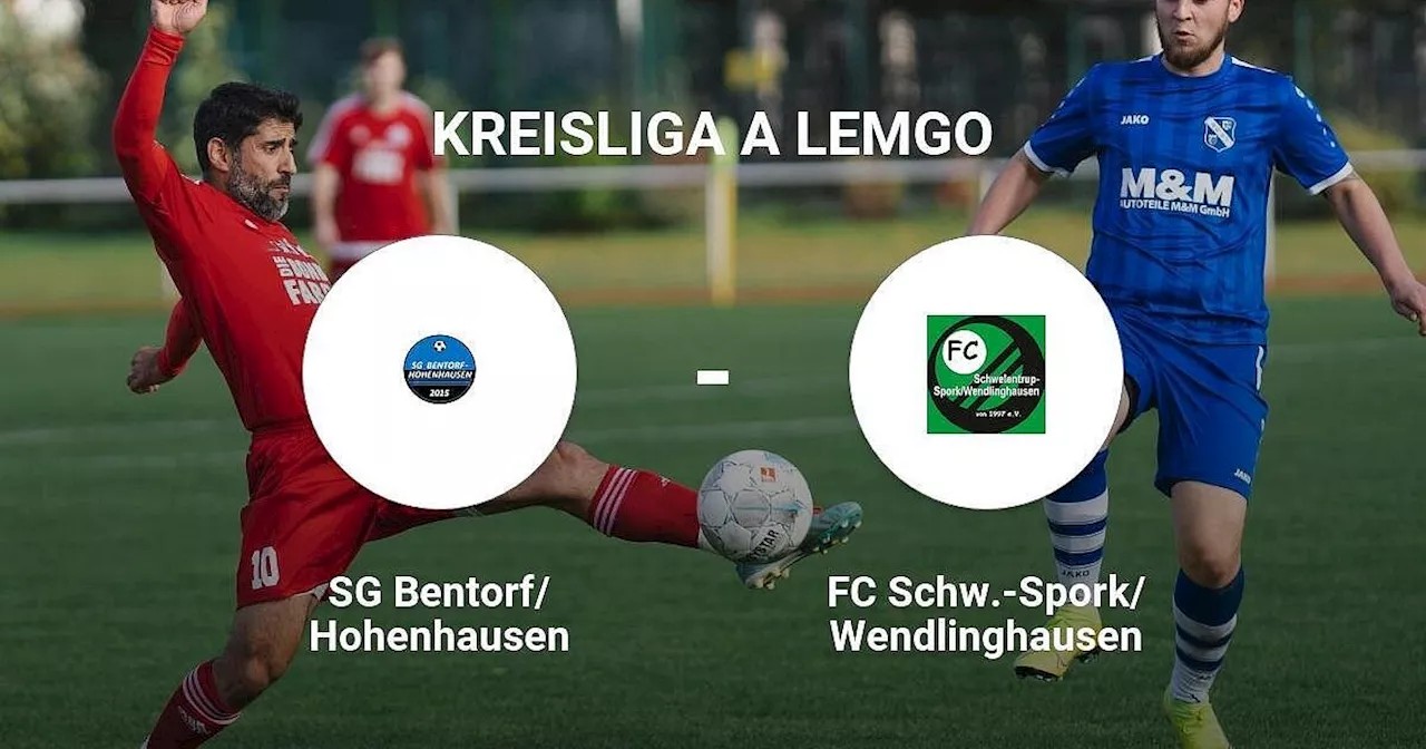 SG Bentorf/Hohenhausen bietet FC Schw.-Spork/Wendlinghausen Paroli