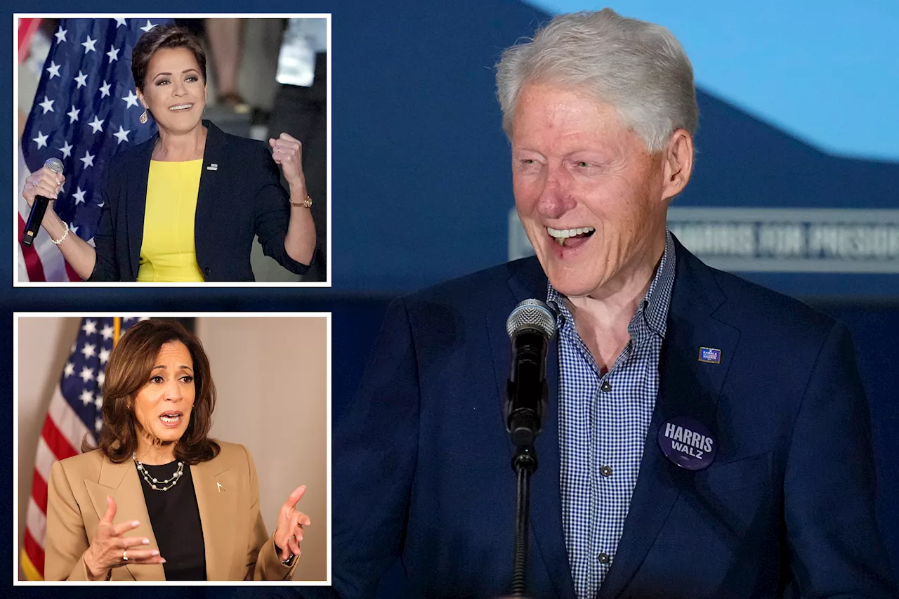 Bill Clinton calls Arizona GOP Senate candidate Kari Lake ‘physically attractive,' Kamala Harris ‘extremely vulnerable’