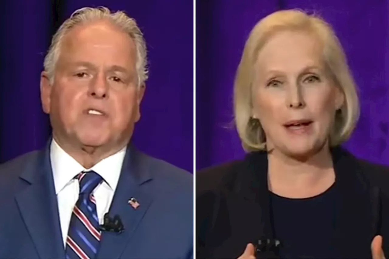 Kirsten Gillibrand, Mike Sapraicone clash over Prop 1 in testy Senate debate