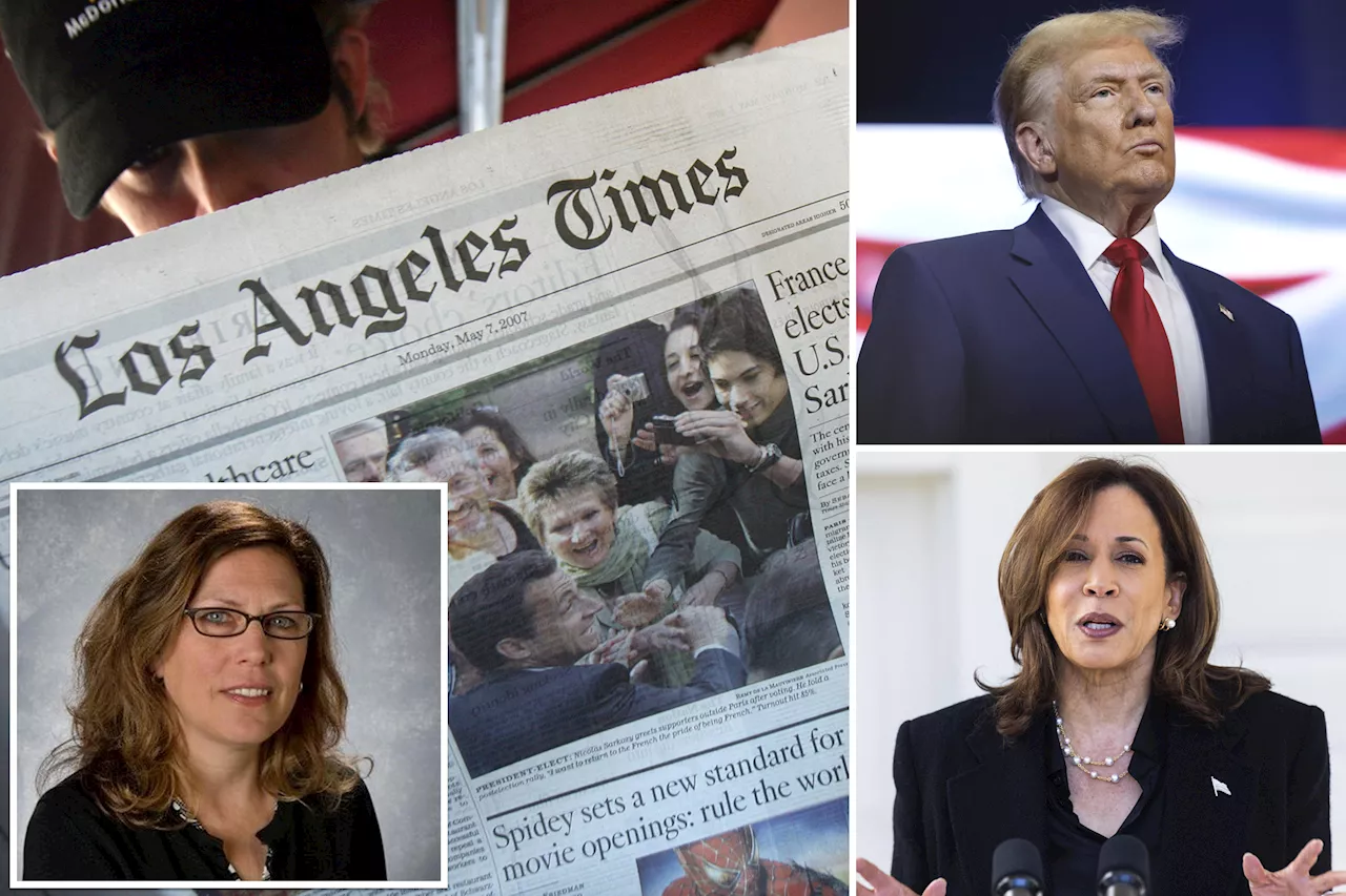 Los Angeles Times editorial boss resigns after billionaire owner Patrick Soon-Shiong scraps Harris endorsement