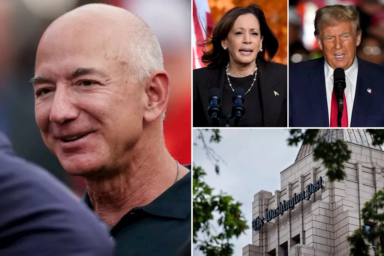 Washington Post staffers suspect owner Jeff Bezos holding up Kamala Harris endorsement: report