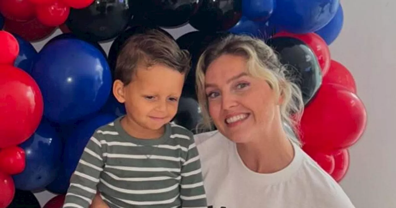 Perrie Edwards shares insight into life with son Axel as he watches her on TV