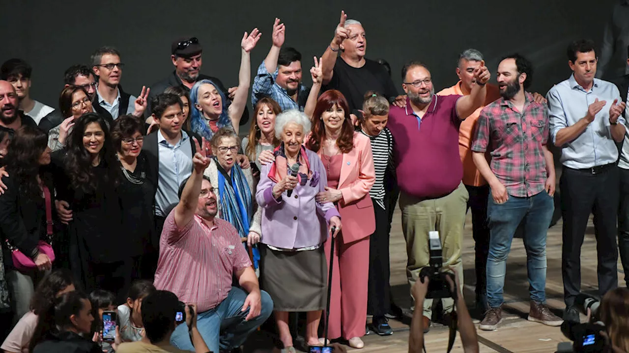 Estela de Carlotto: 'Nada está perdido si seguimos luchando juntos'