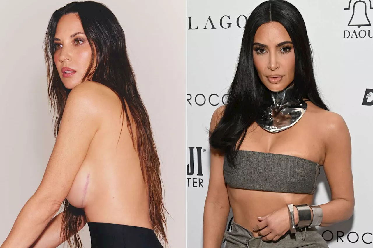 Kim Kardashian Celebrates Olivia Munn Showing Her Double Mastectomy Scars in SKIMS Campaign: 'Hell Yeah'