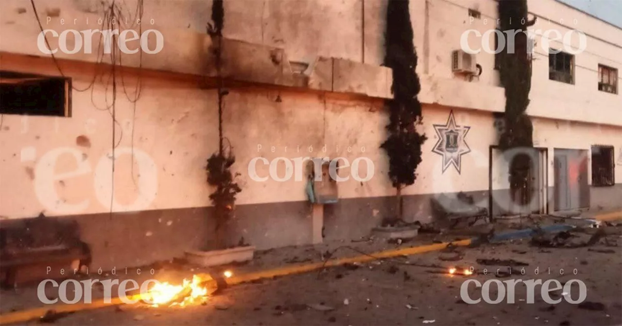 Explosión de coche bomba en Acámbaro deja tres policías heridos frente a Seguridad Pública