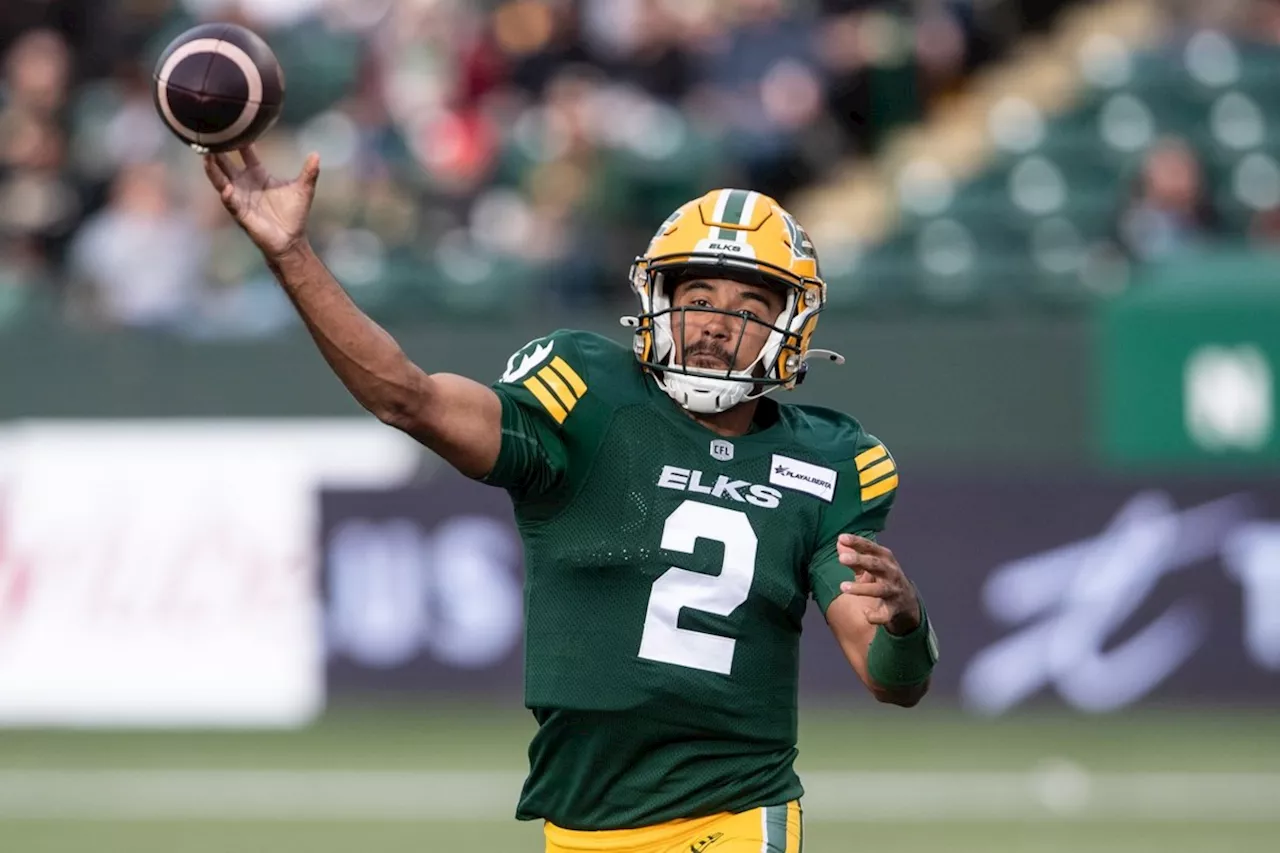 Questions about QB Tre Ford's future in Edmonton surface as Elks close out CFL season