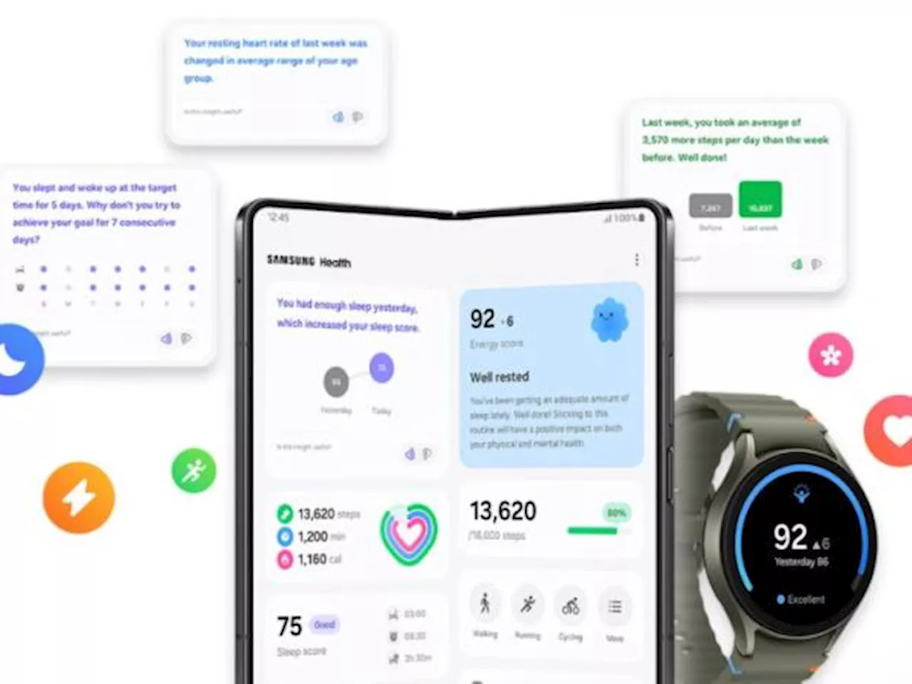 Samsung Health mejora la gestión de la salud con nuevas funciones