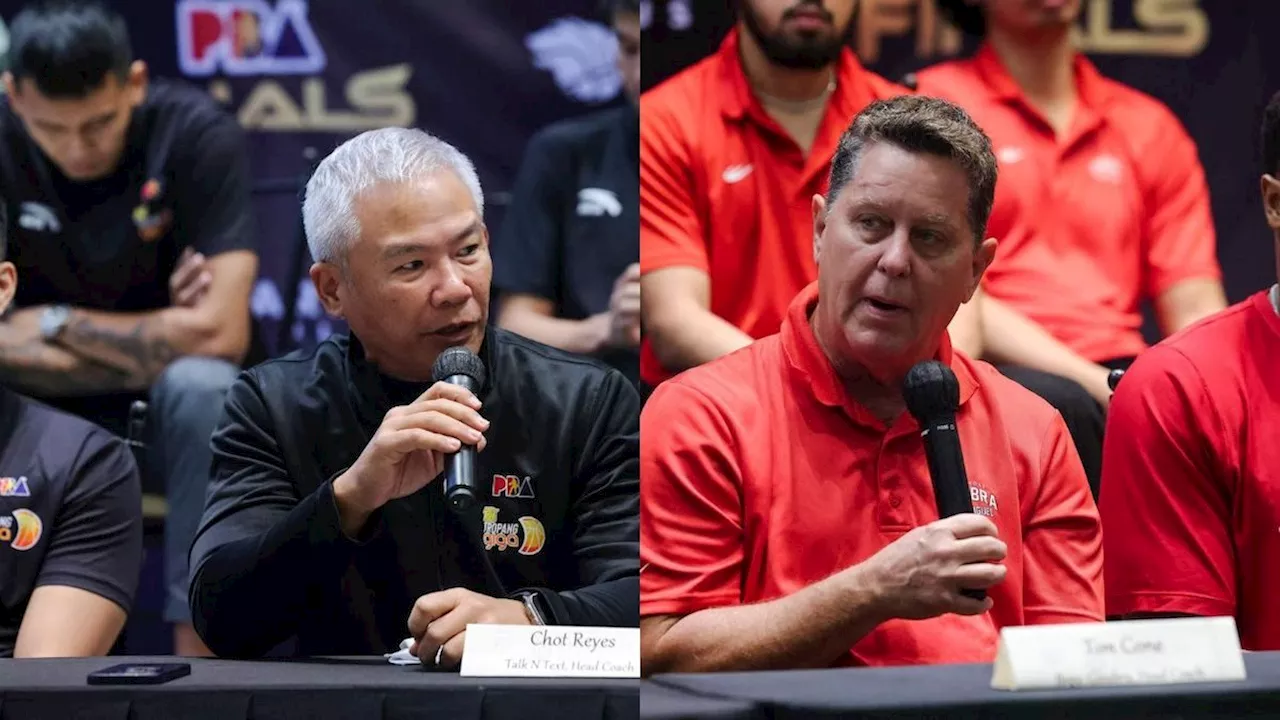 Chot Reyes, Tim Cone downplay coaching battle as TNT, Ginebra vie for PBA crown