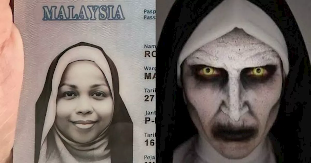 Wanita Tersilap Pilih Warna Tudung Masa Renew Passport, Tak Sangka Hasil Gambarnya Begini