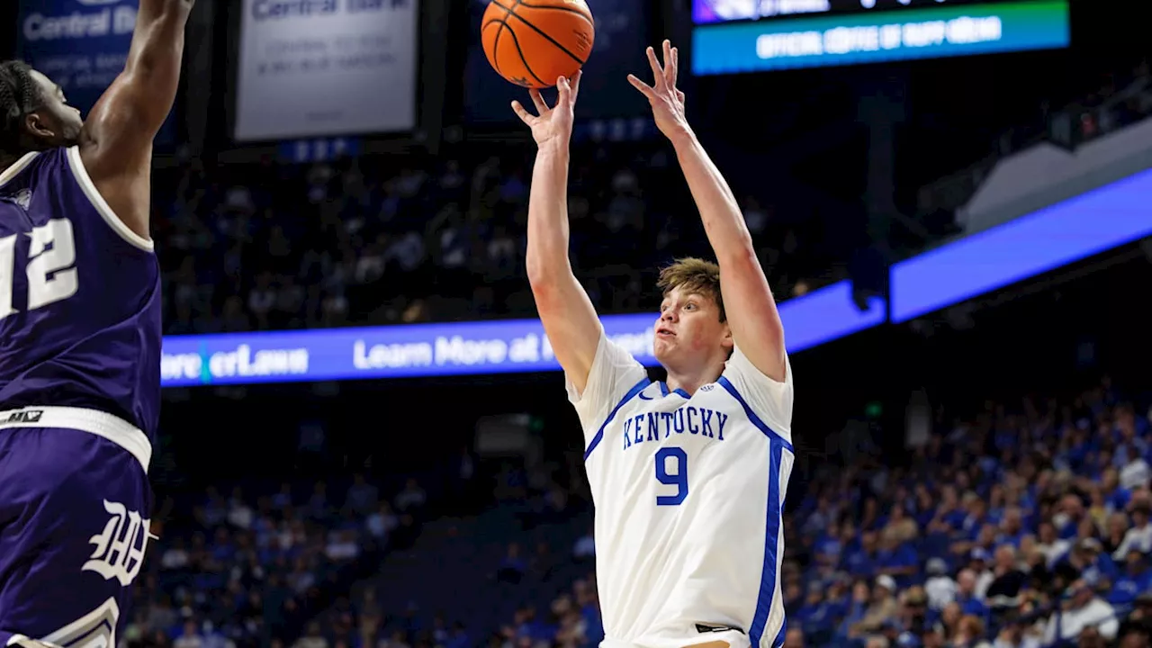 Kentucky freshman Trent Noah explains why Mark Pope's offense is so shooter friendly