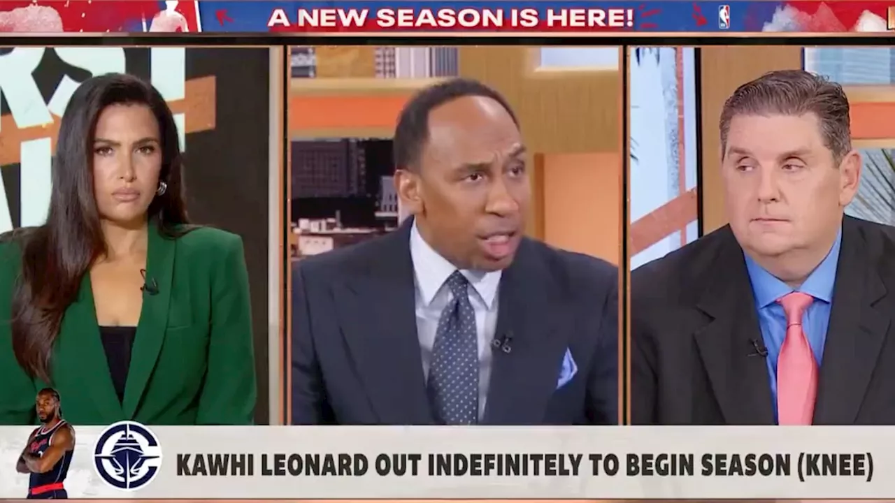 Stephen A. Smith Continues His Crusade Against Kawhi Leonard: 'Worst Superstar Ever'