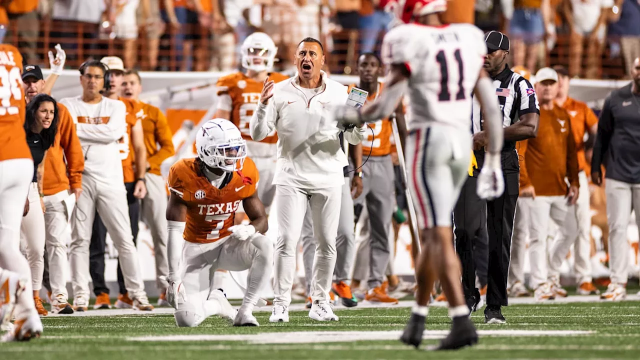 Steve Sarkisian 'Not Concerned' About Texas Longhorns' Slow Starts