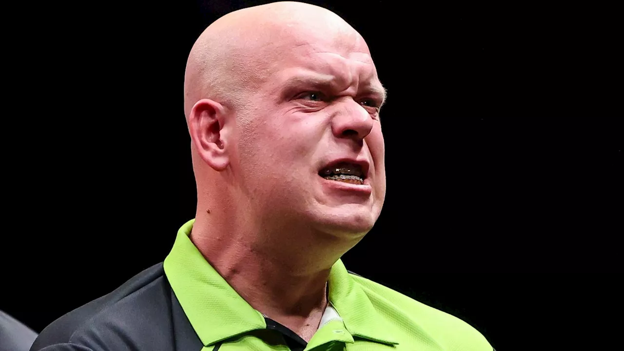 European Championship: Michael van Gerwen beats Gabriel Clemens to set up second-round clash with Gary Anderson in Dortmund